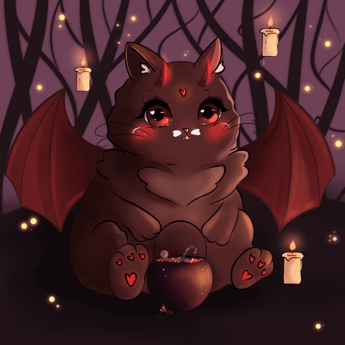 Demon kitty