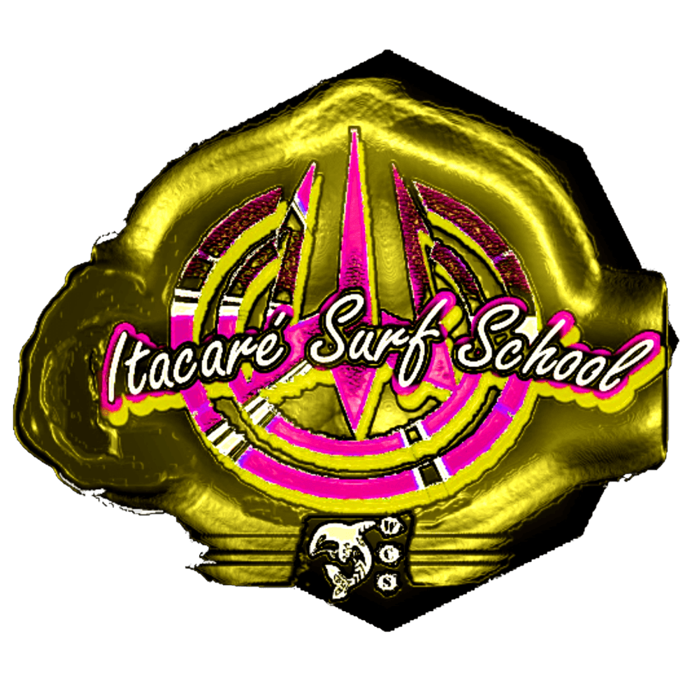 Itacare Surf School Nft Golden Logo