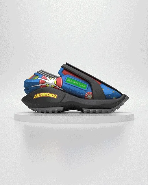 ATARI SNEAKER Asteroids edition by NB04D