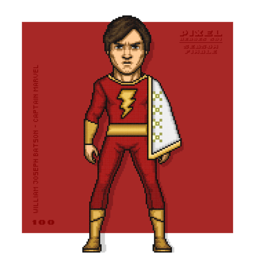 PixelHeroes S01 #100 / Edition 3 of 3 / Captain Marvel