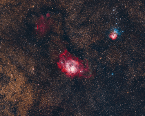 Lagoon and Trifid Nebual (Super Widefield) 1/1