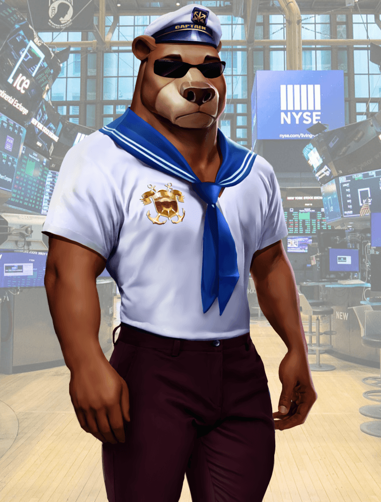 Wall Street Avatar Sailor Bear #595