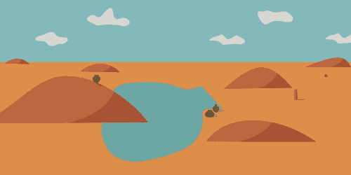 the lake