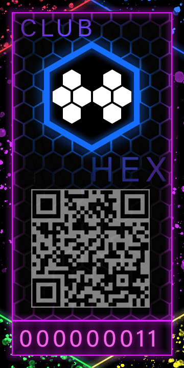 Club Hex Ticket #000000011