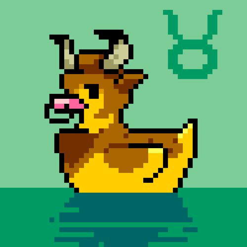 CryptoDuckie #770 | Taurus Duckie