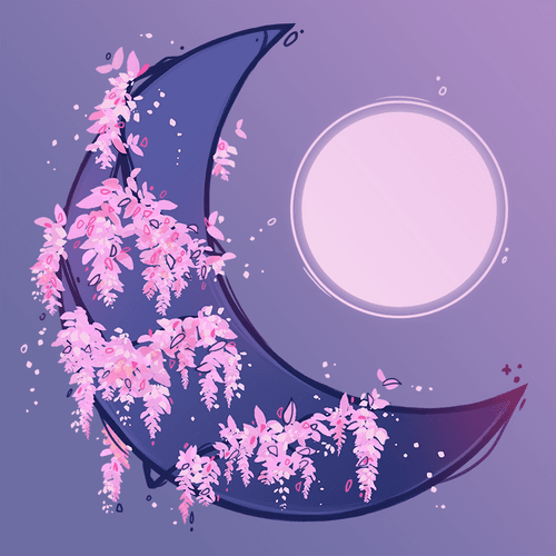 Moon #26 Wisteria