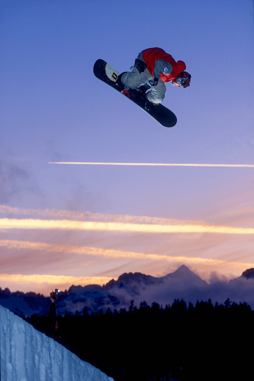 Trevor Andrew: BS air @ Mammoth Mountain in 2000