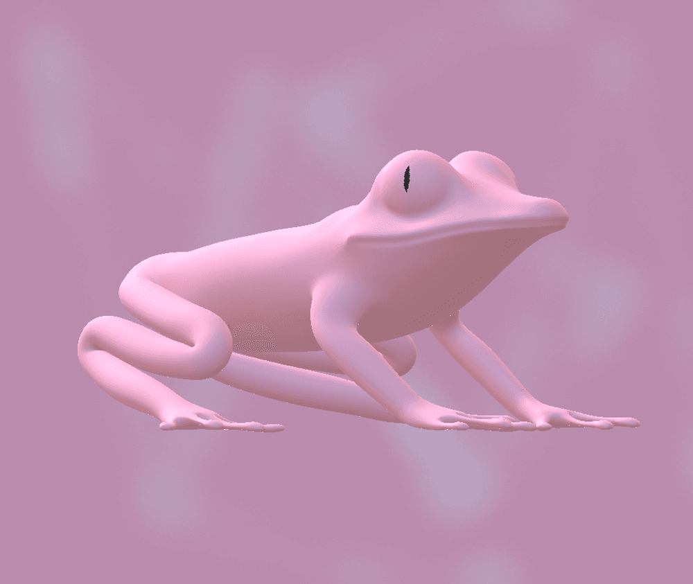 pink frog - NFTs In The Sky