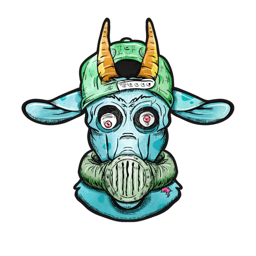 CryptoGOAT #040 "Toxic Cosmo GOAT"