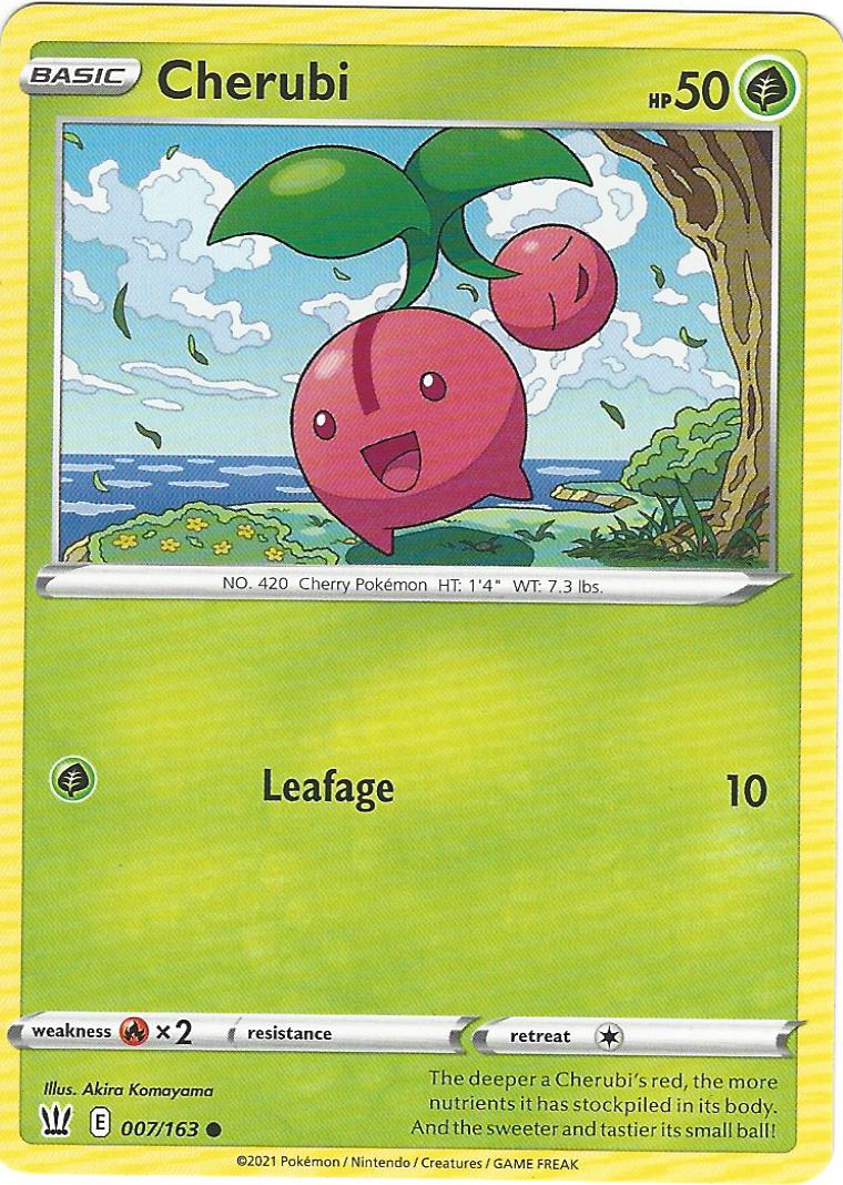Cherubi 007/163 Pokemon Card Single