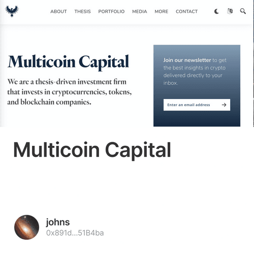 Multicoin Capital V2 - Collection | OpenSea