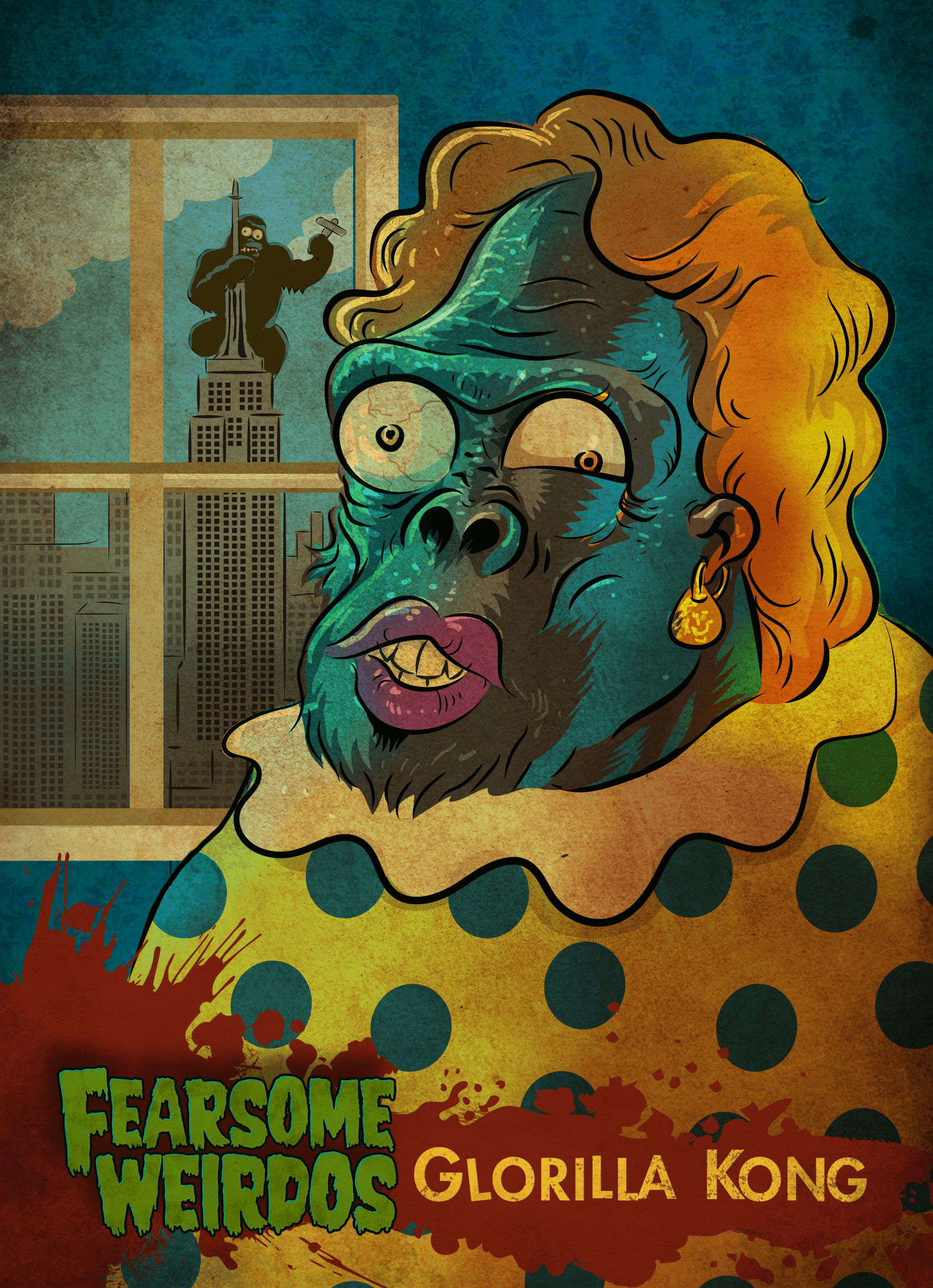 Fearsome Weirdos Series 1 Glorilla Kong