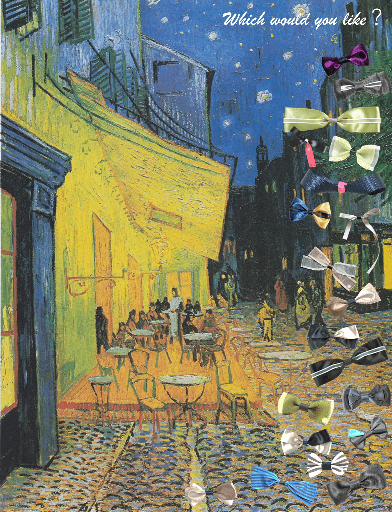 Gogh asks your taste in night cafe!#2