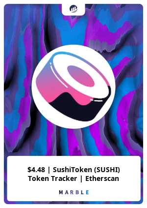 $4.48 | SushiToken (SUSHI) Token Tracker | Etherscan