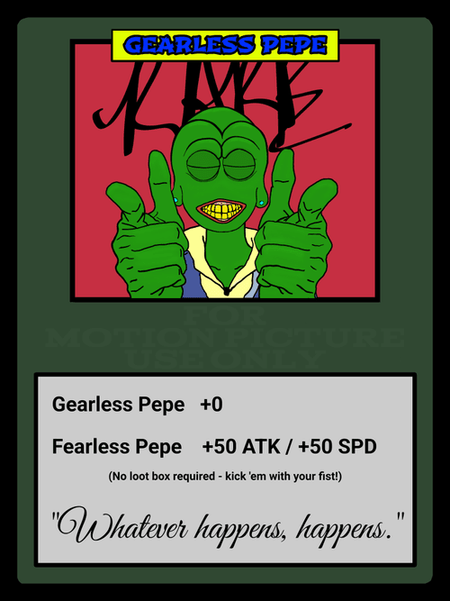 GEARLESS PEPE