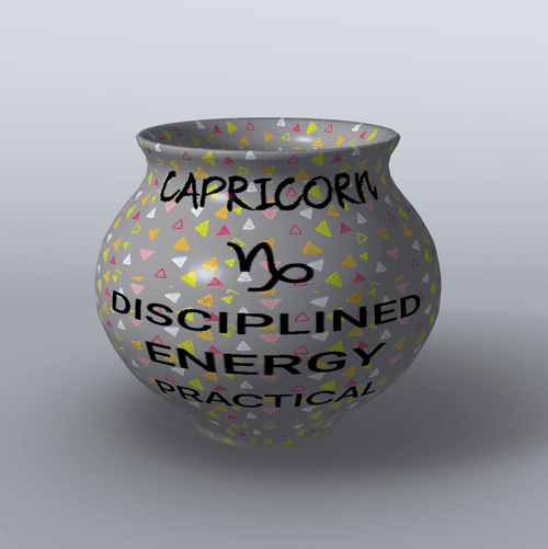 Zodiac Ceramics: Capricorn