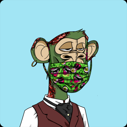 Covid Bored Ape #195