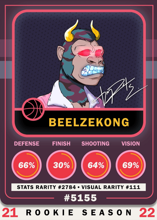 Beelzekong - Kong Rookie Kard (Signature Series)