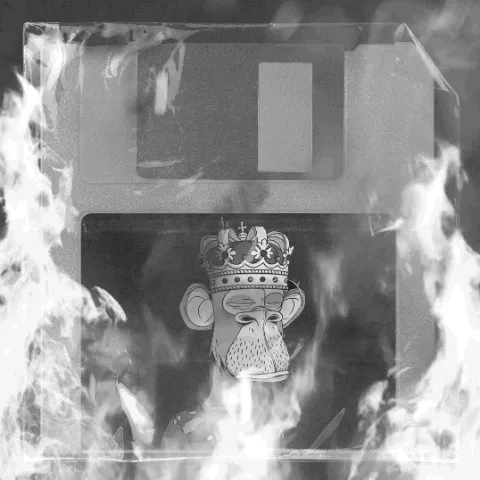 Burnt King Ape Disk #026 (gen. 5) - by taylor.wtf