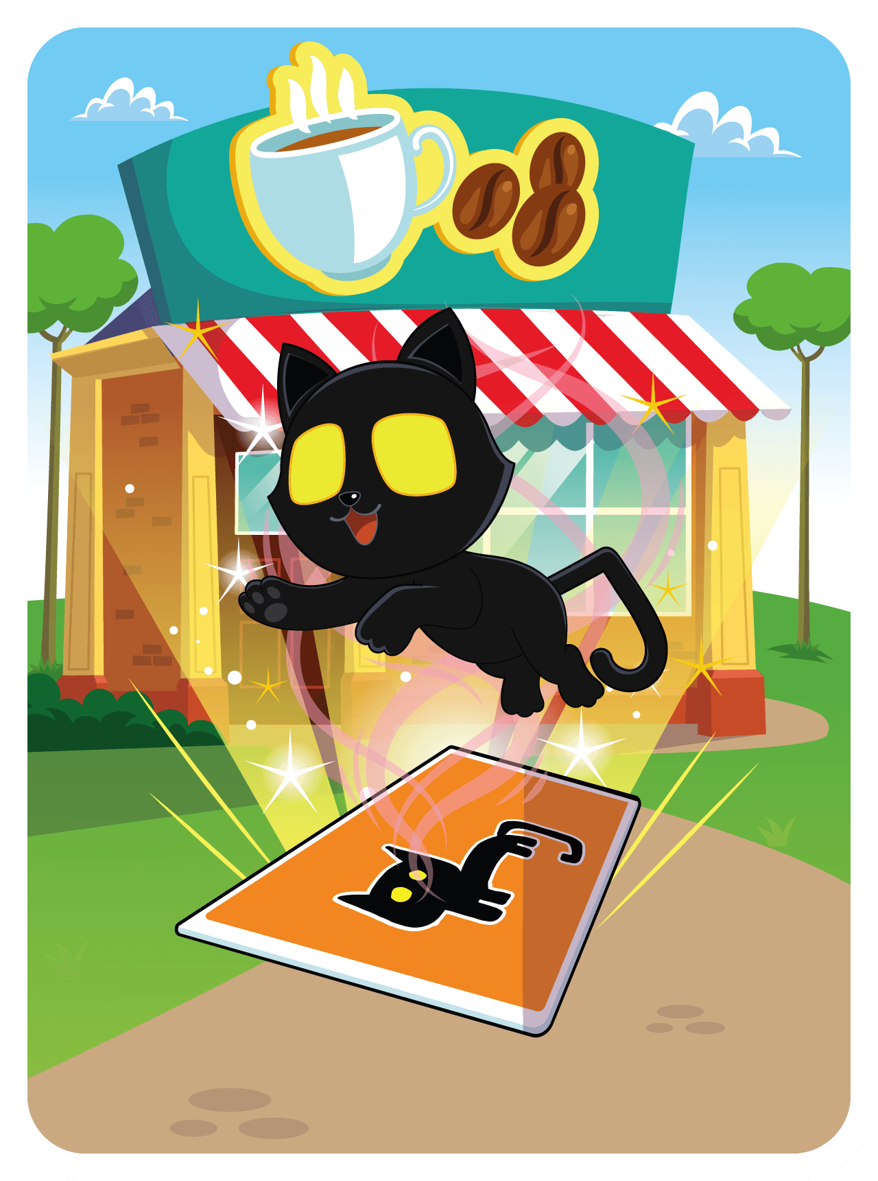 Very, Very, Very, Very, Lucky Black Cat #9587