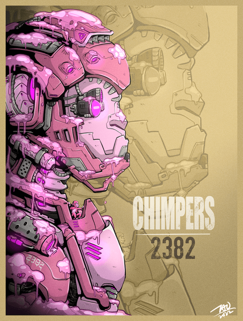 ROBOT CHIMPS / no.2382