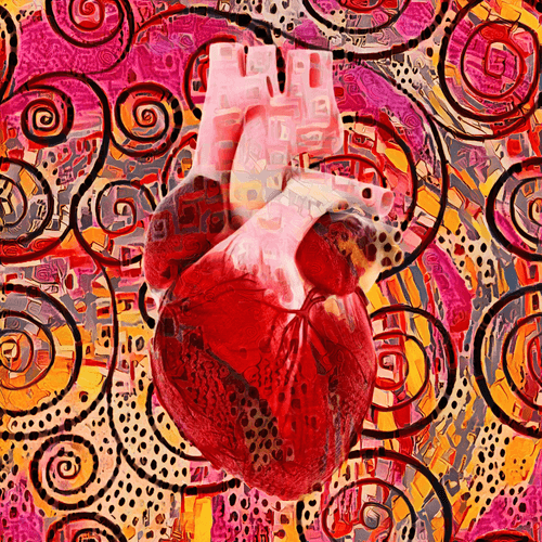 Abstract heart - variation #7