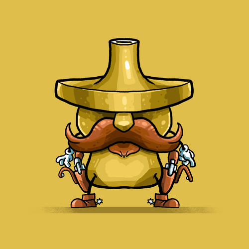 MU_84 MUSTACHE MASTARD
