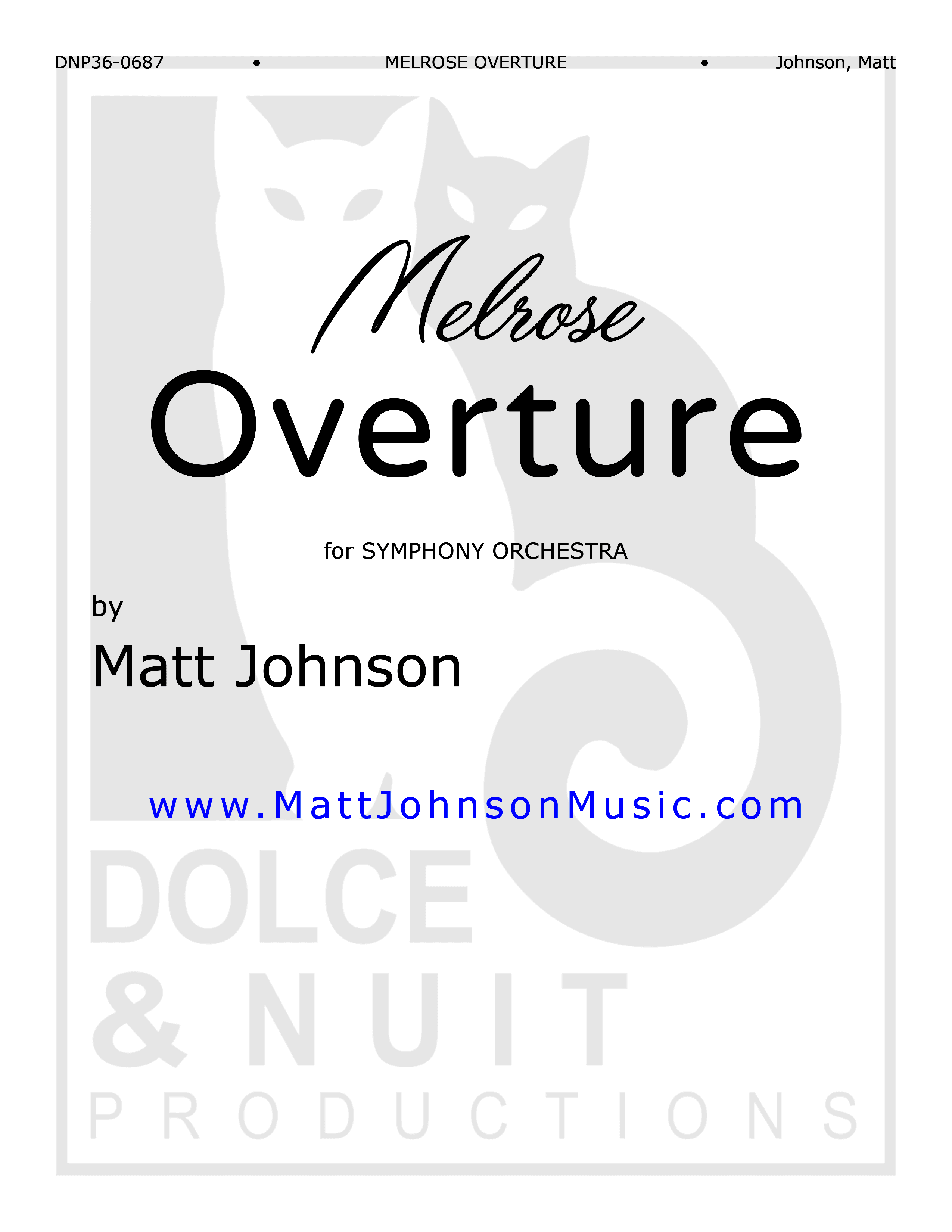 Melrose Overture ~ symphony orchestra