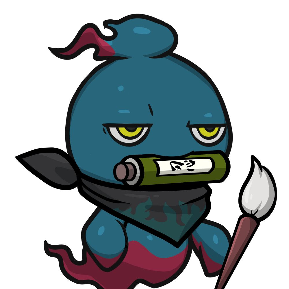 Mitama-Darkblue(scroll) #06917