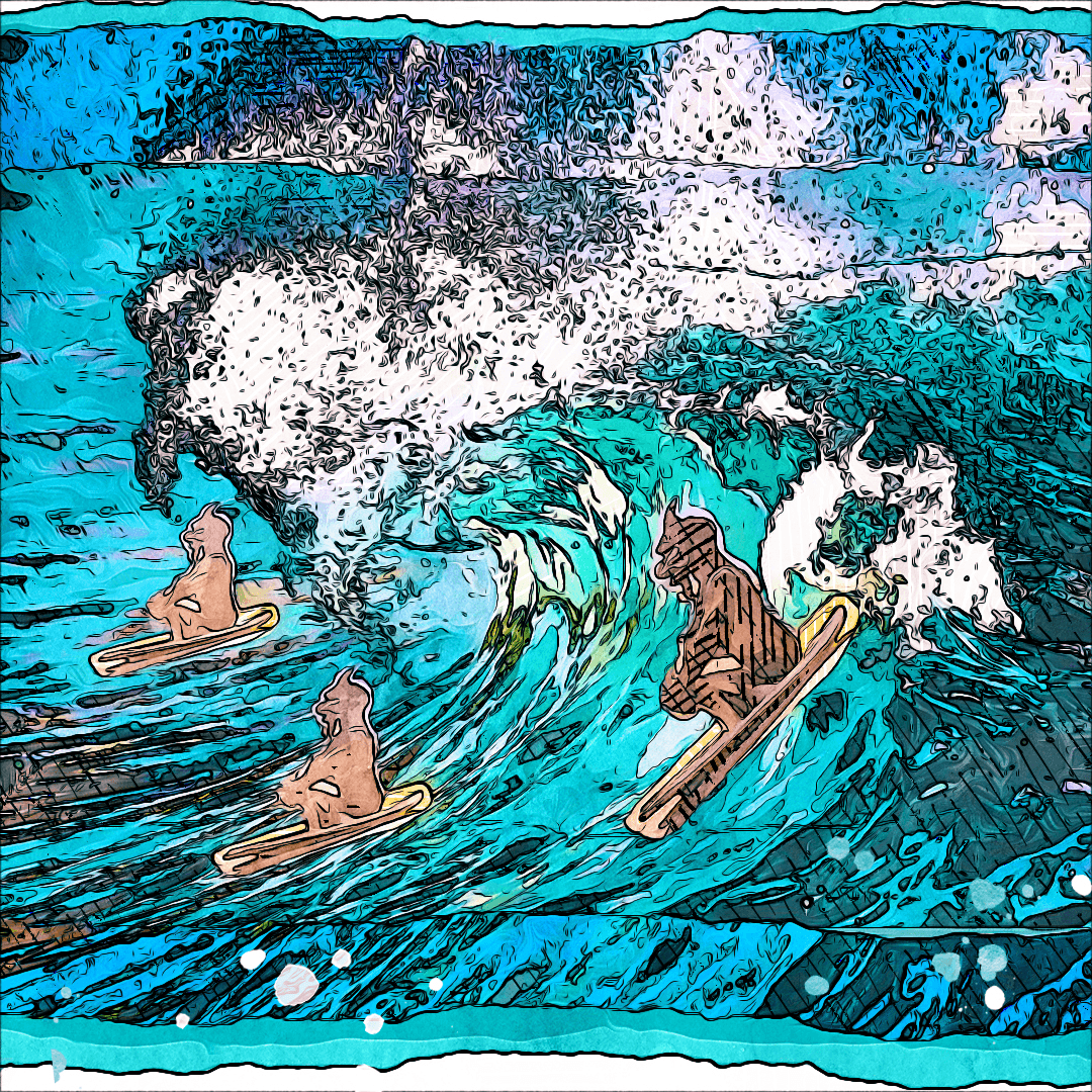 Gargoyle Surfers
