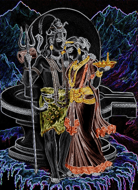 Shiva Parvati - Black Is Beautiful - Art Collection | OpenSea