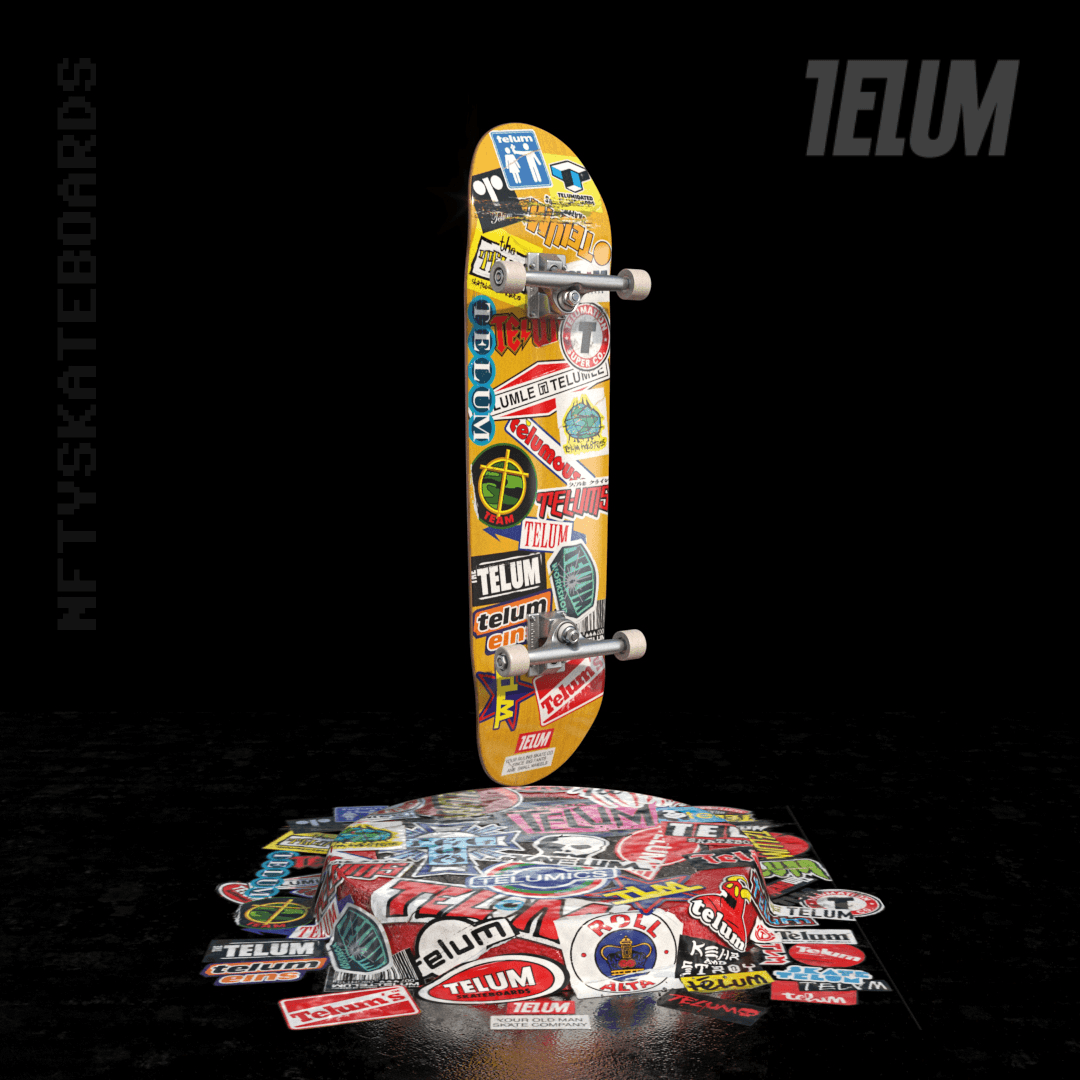 nftyskateboards NFT#062 - Telum Skateboards "Your Fav 90s Brand"