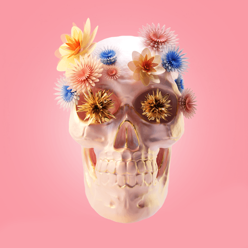 Skulls & Flowers #1