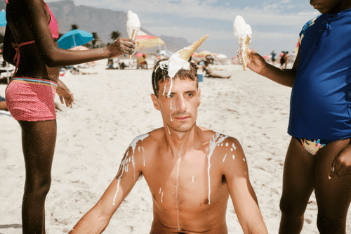 - A DAY AT THE BEACH -