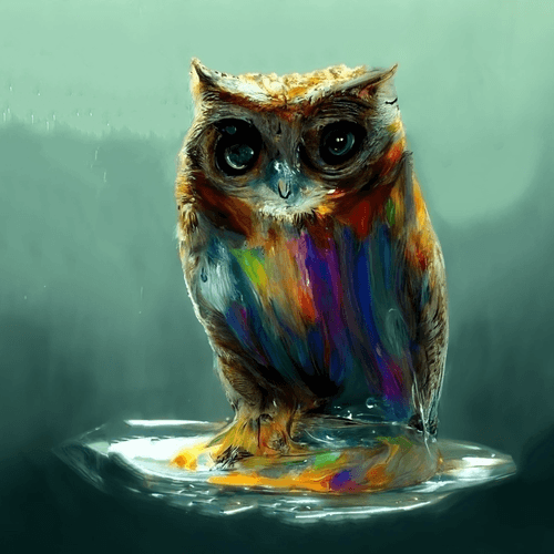 Rainbow The Owl