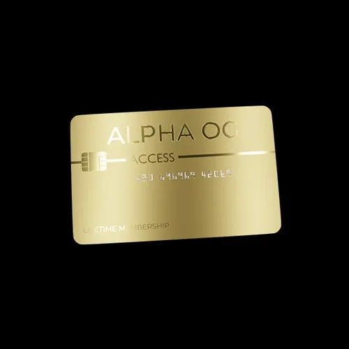 Alpha OG Access: Lifetime Membership