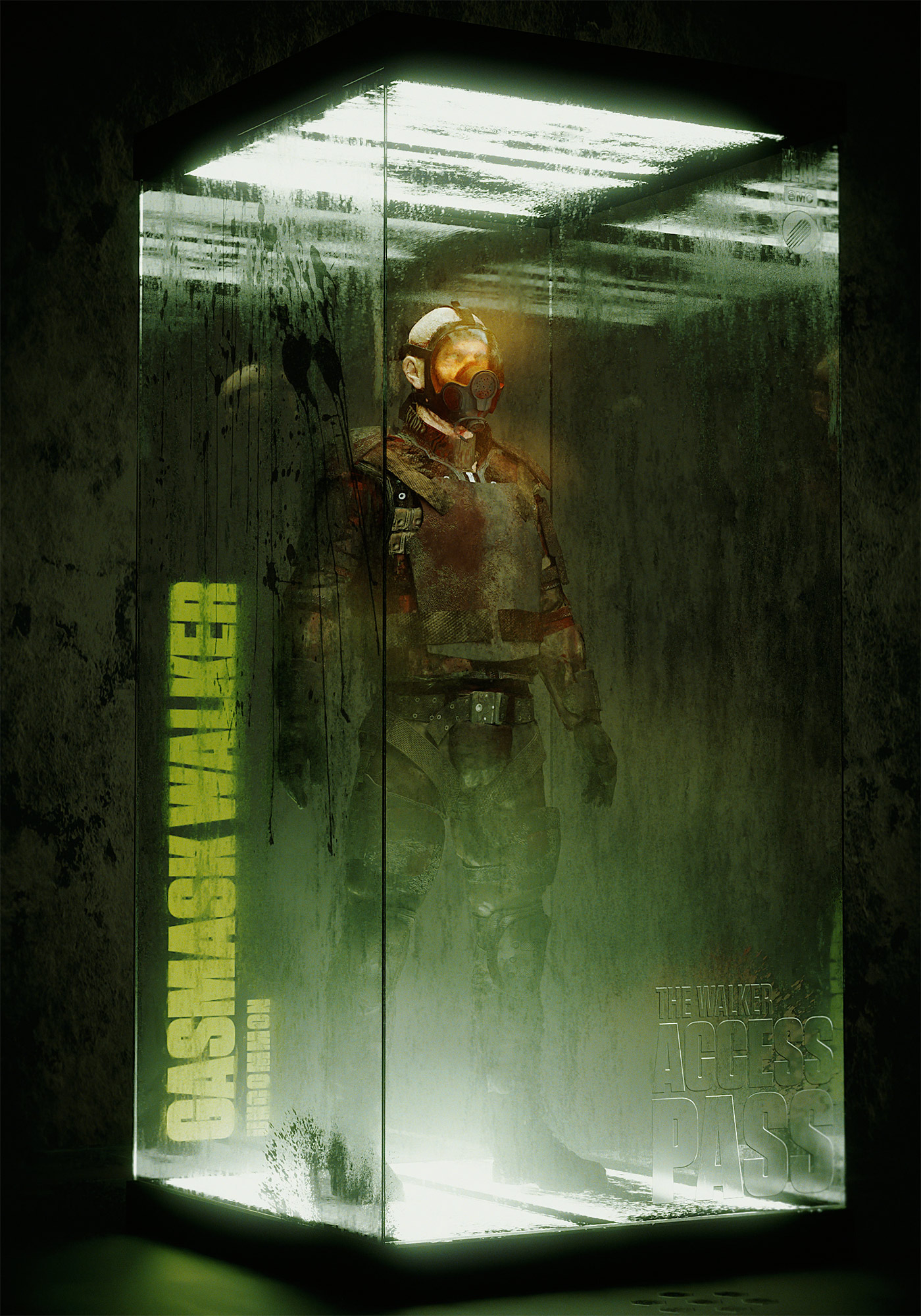 Gas Mask Walker The Walking Dead Official OpenSea