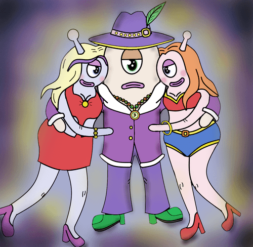 Lolipop alien pimp
