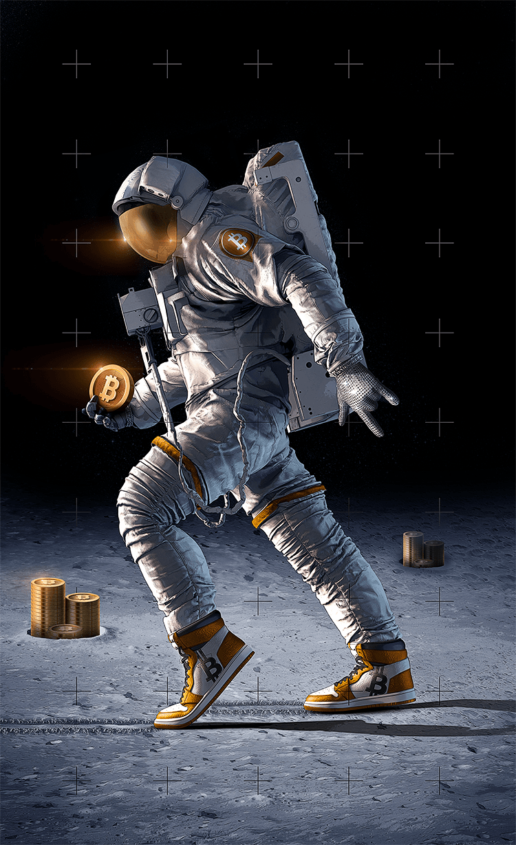 Bitcoin Moonwalk Astronaut - #6 of 10