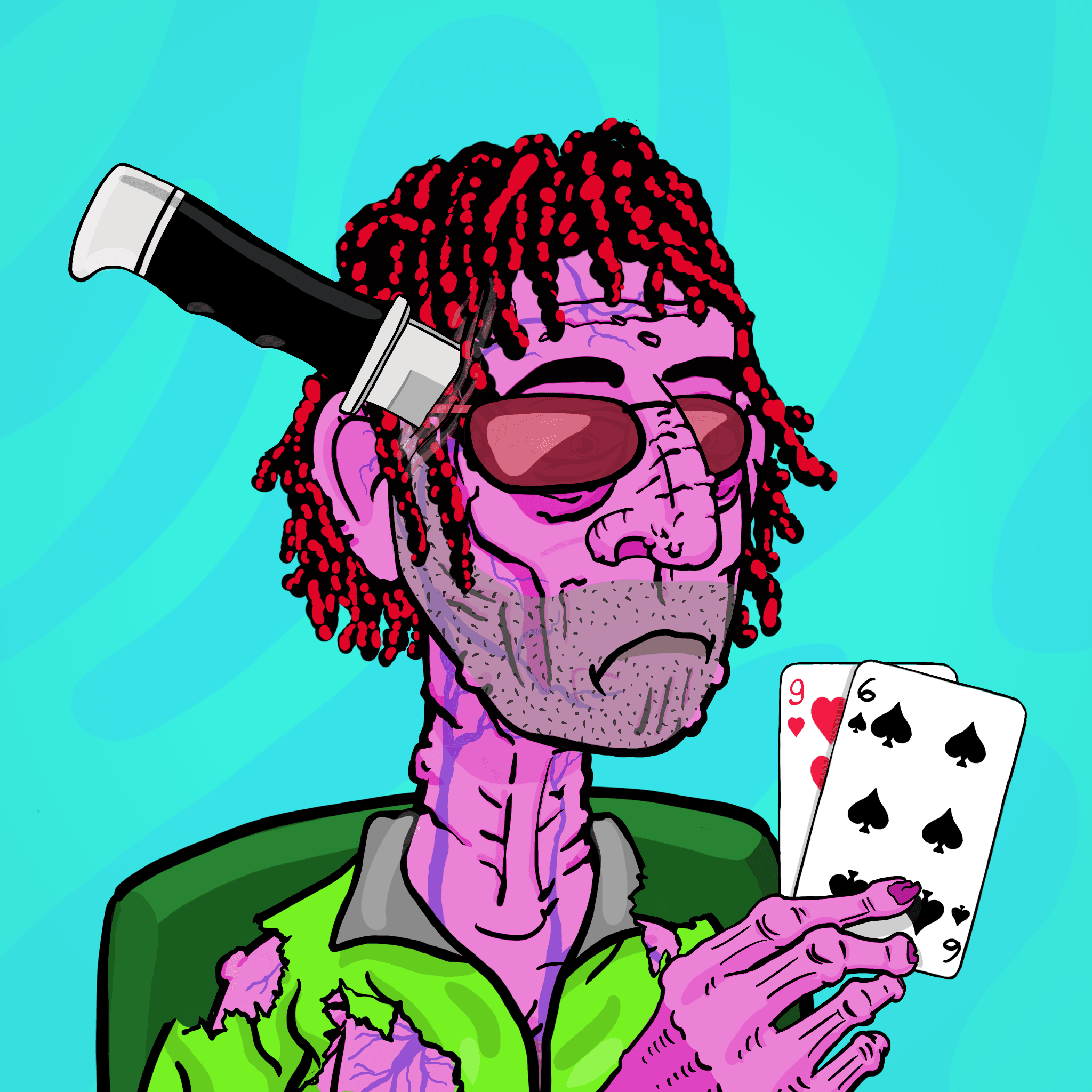 Zombie Poker Freak #0022