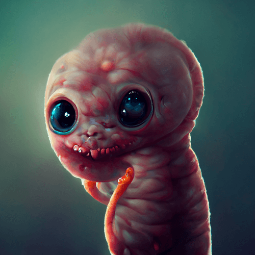 crypto worm // 1SE Embryo#33