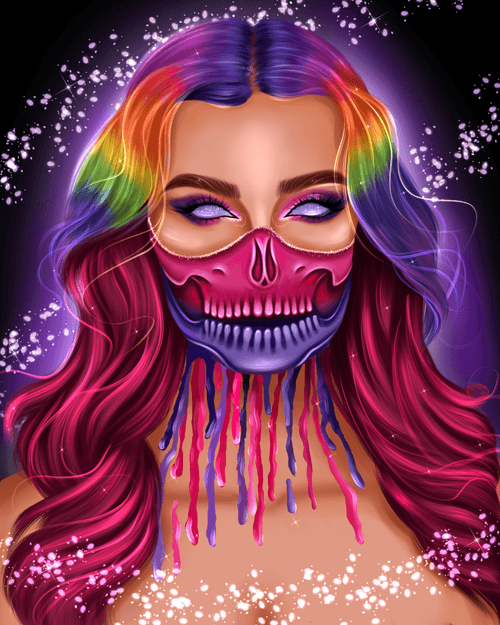 Rainbow skelly