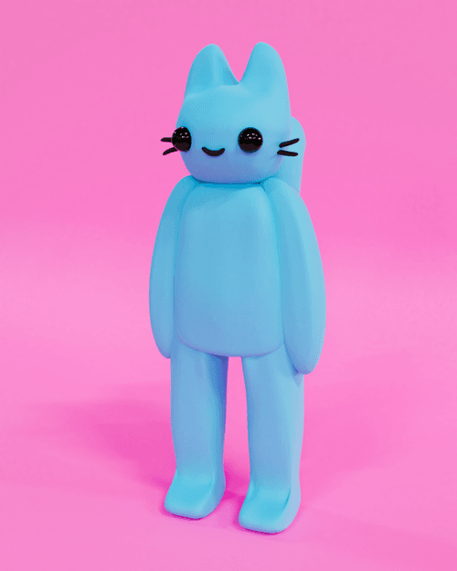 3D Cool Cat by Chidz