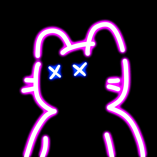 Neon Cat #198