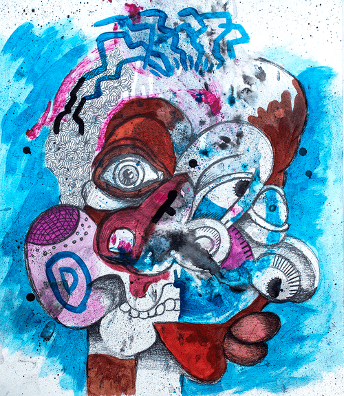 Blue Portrait #3