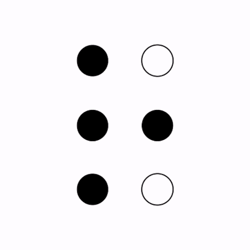 Braille Cell: R