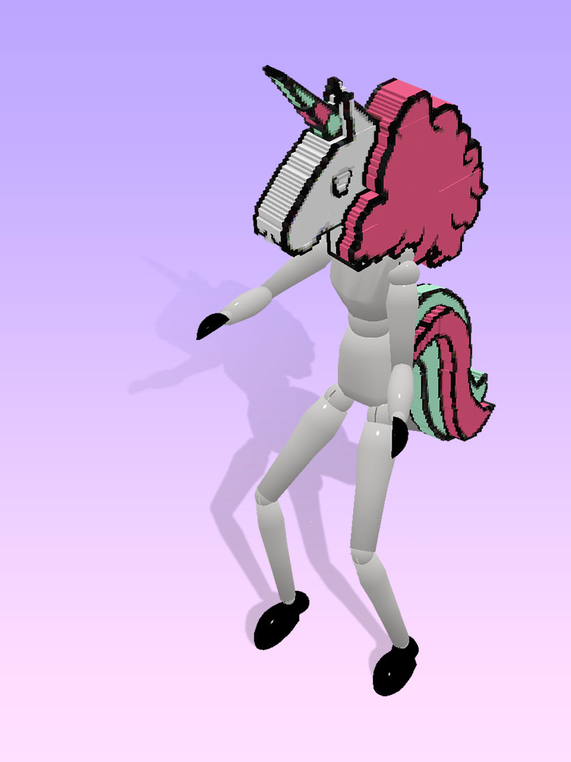 BADD1E Pink Unicorn Avatar