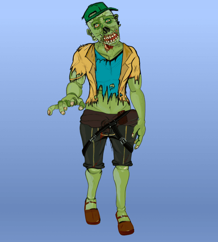 Green Zombie #12