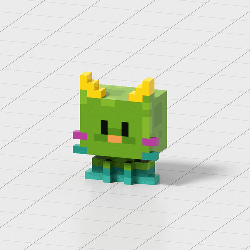 Crypto Voxel Cats #020