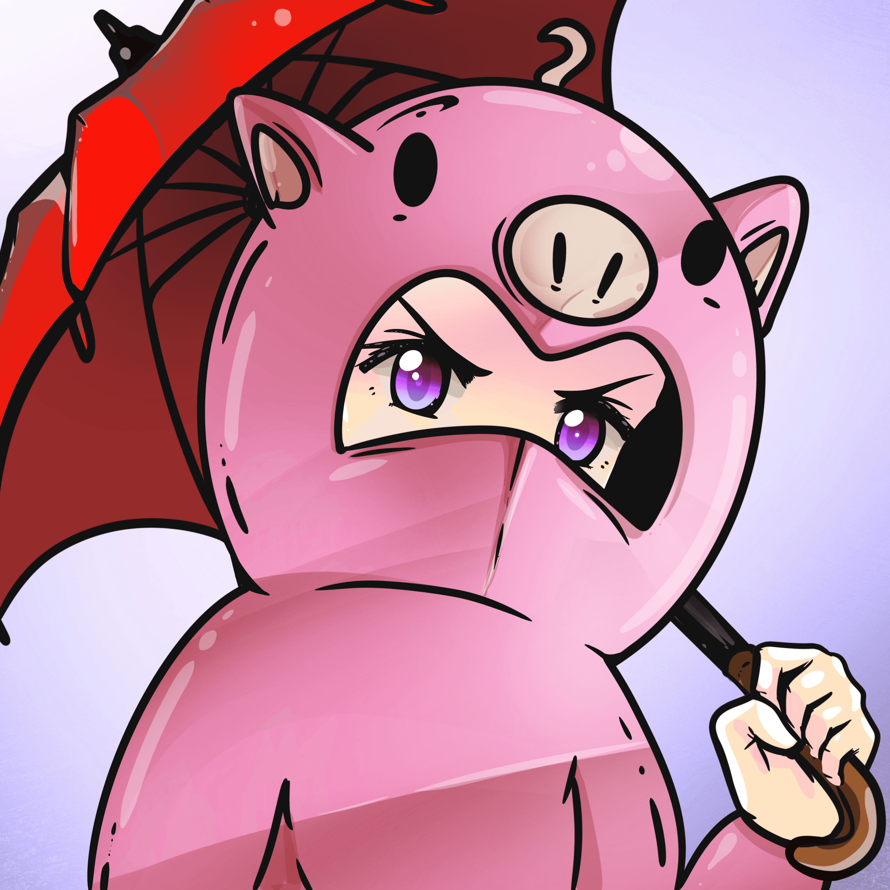 Fate Pig Hoodie #533
